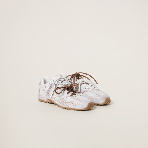 NB (WMNS) x Miu Miu 530 SL White Leather Sneakers