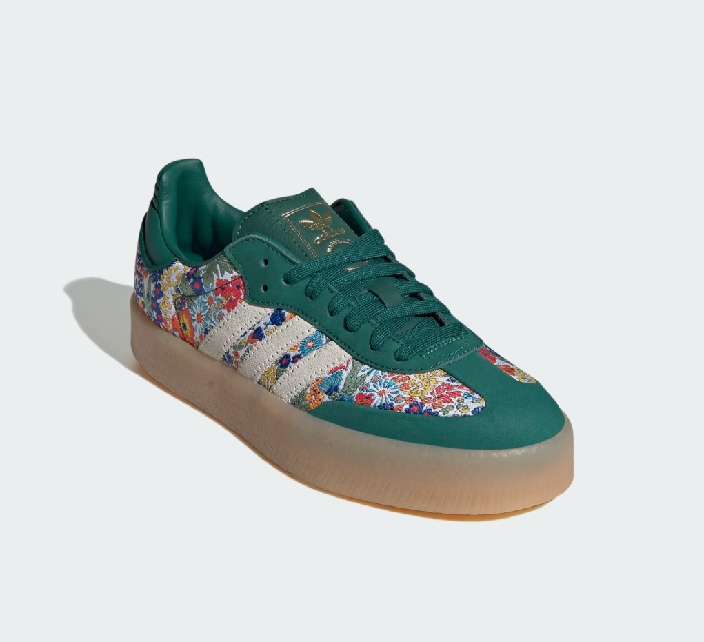 Gzl x L. London Floral Sambae Collegiate Green
