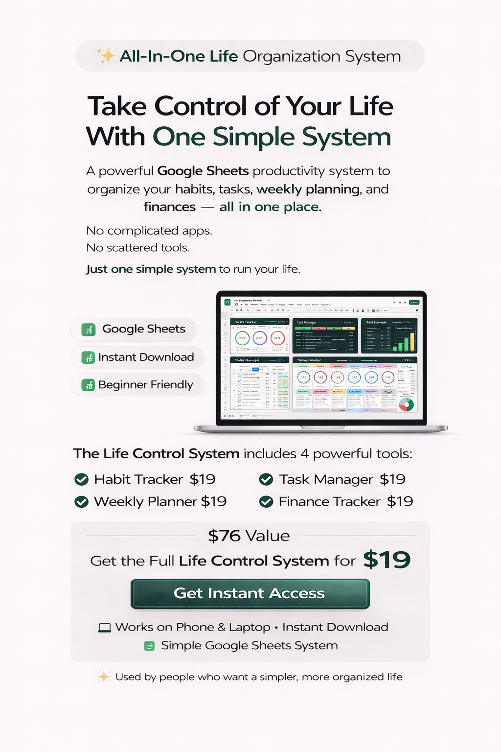 Stop Feeling Disorganized. Start Using A System.