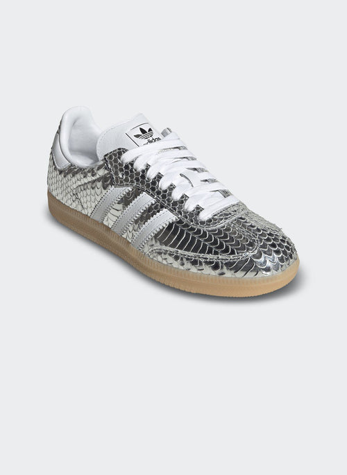 Samba OG Silver Metallic - Snake skin